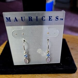 Maurices Silver and Blue Earrings